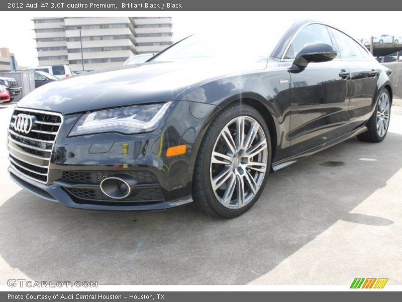 Brilliant Black / Black 2012 Audi A7 3.0T quattro Premium