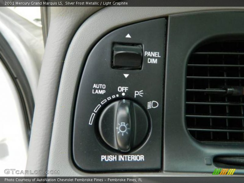 Silver Frost Metallic / Light Graphite 2001 Mercury Grand Marquis LS