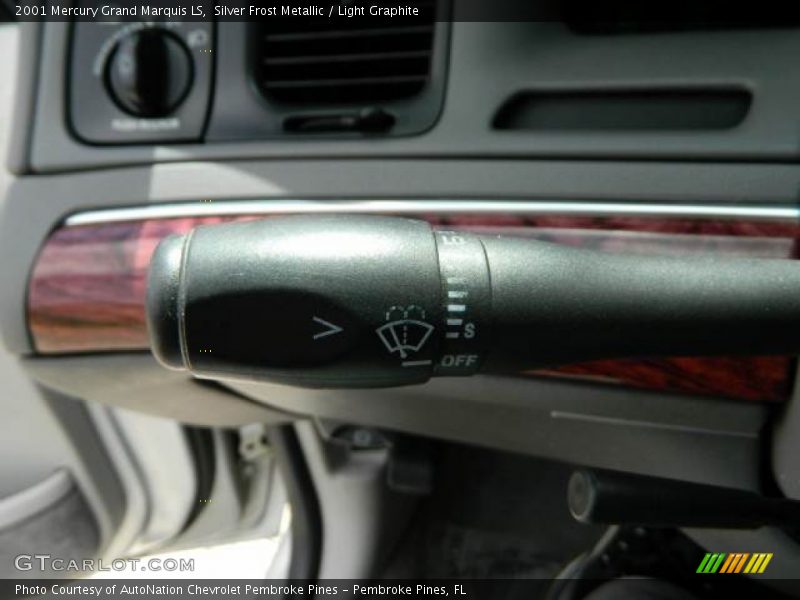 Silver Frost Metallic / Light Graphite 2001 Mercury Grand Marquis LS