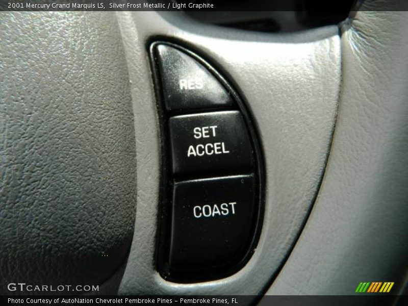 Silver Frost Metallic / Light Graphite 2001 Mercury Grand Marquis LS