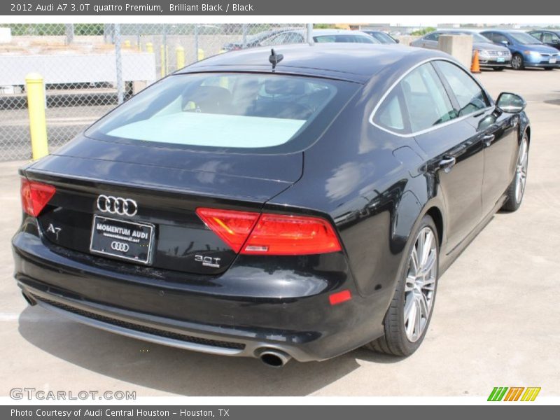 Brilliant Black / Black 2012 Audi A7 3.0T quattro Premium