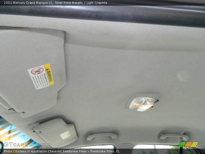 Silver Frost Metallic / Light Graphite 2001 Mercury Grand Marquis LS