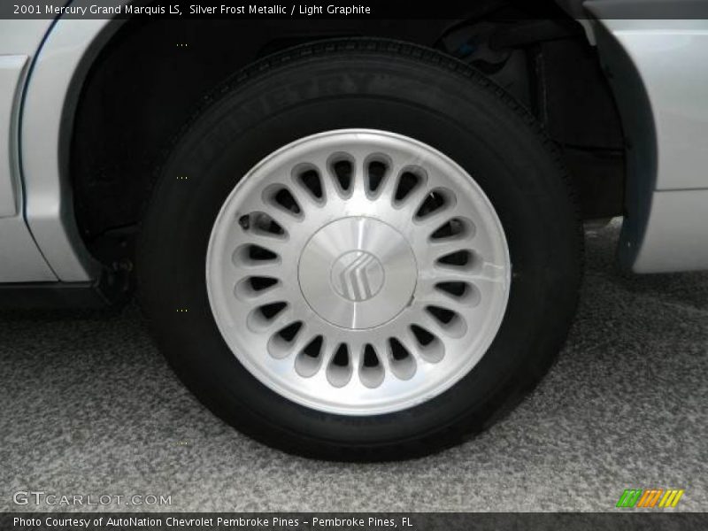 Silver Frost Metallic / Light Graphite 2001 Mercury Grand Marquis LS