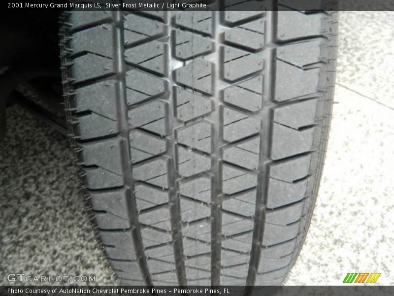 Silver Frost Metallic / Light Graphite 2001 Mercury Grand Marquis LS