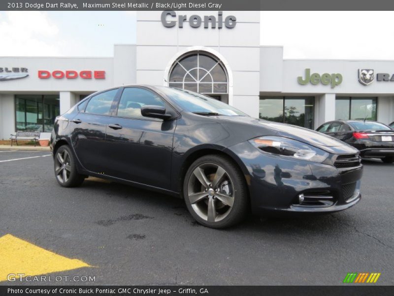 Maximum Steel Metallic / Black/Light Diesel Gray 2013 Dodge Dart Rallye