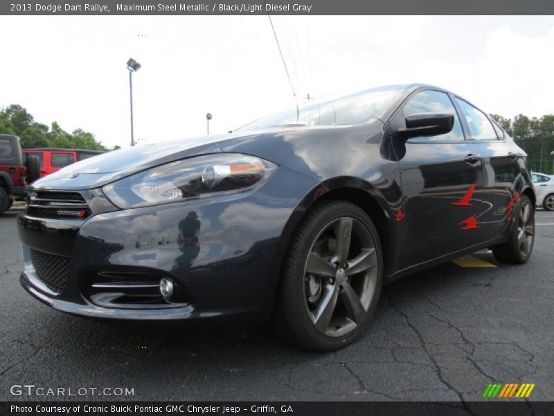 Maximum Steel Metallic / Black/Light Diesel Gray 2013 Dodge Dart Rallye