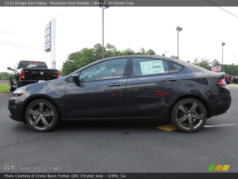 Maximum Steel Metallic / Black/Light Diesel Gray 2013 Dodge Dart Rallye