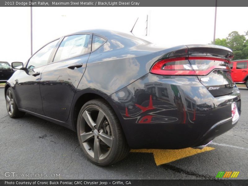 Maximum Steel Metallic / Black/Light Diesel Gray 2013 Dodge Dart Rallye