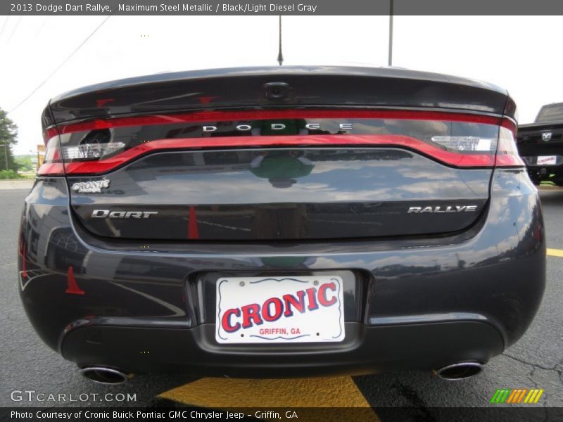 Maximum Steel Metallic / Black/Light Diesel Gray 2013 Dodge Dart Rallye