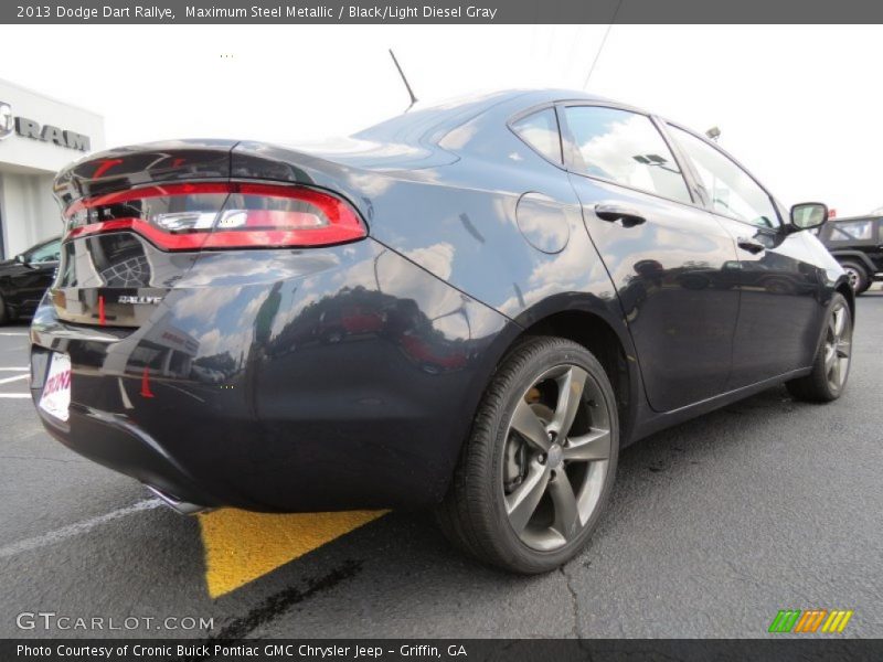 Maximum Steel Metallic / Black/Light Diesel Gray 2013 Dodge Dart Rallye