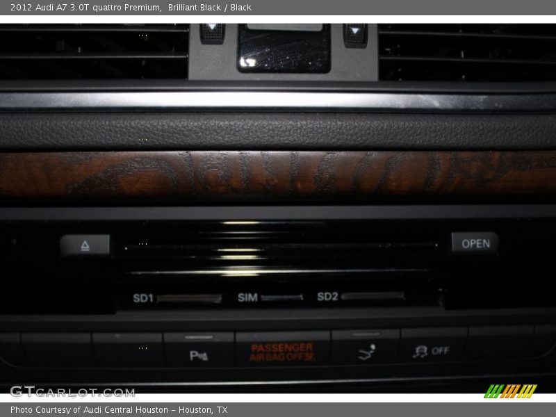 Brilliant Black / Black 2012 Audi A7 3.0T quattro Premium
