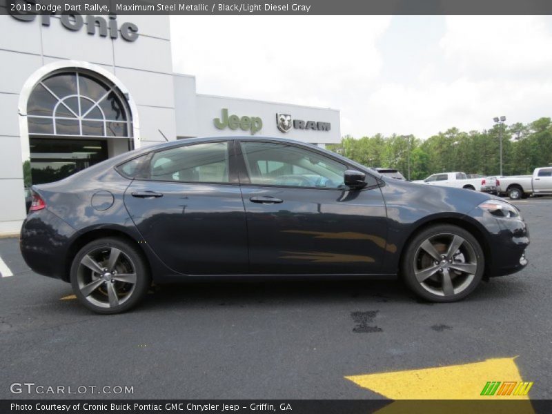 Maximum Steel Metallic / Black/Light Diesel Gray 2013 Dodge Dart Rallye