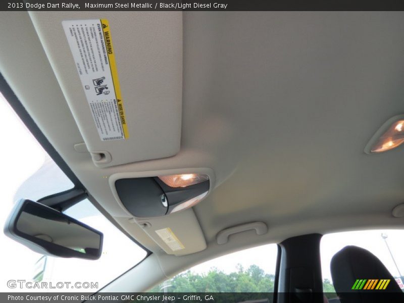 Maximum Steel Metallic / Black/Light Diesel Gray 2013 Dodge Dart Rallye