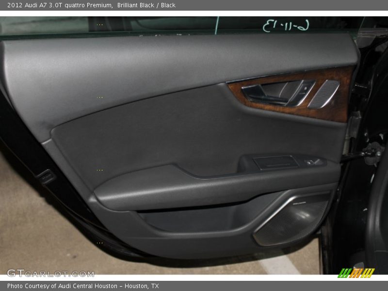 Brilliant Black / Black 2012 Audi A7 3.0T quattro Premium