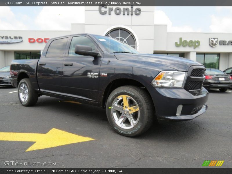Maximum Steel Metallic / Black/Diesel Gray 2013 Ram 1500 Express Crew Cab