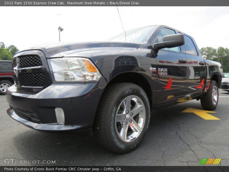 Maximum Steel Metallic / Black/Diesel Gray 2013 Ram 1500 Express Crew Cab