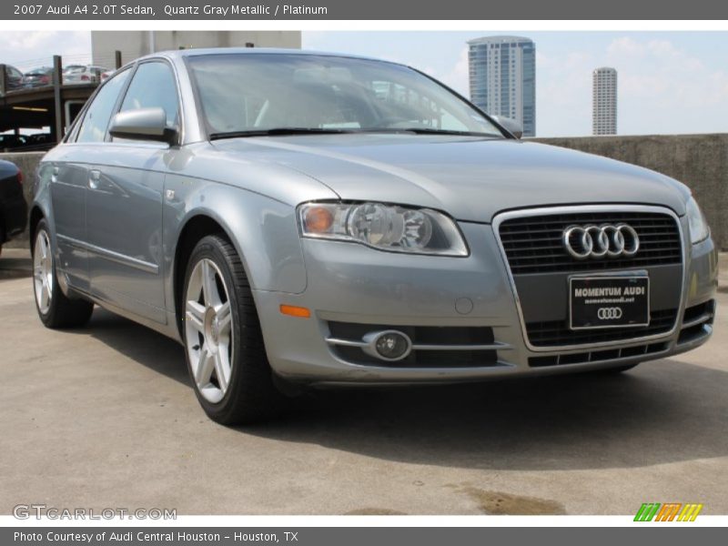 Quartz Gray Metallic / Platinum 2007 Audi A4 2.0T Sedan