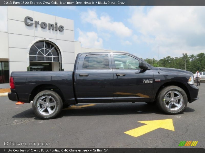 Maximum Steel Metallic / Black/Diesel Gray 2013 Ram 1500 Express Crew Cab
