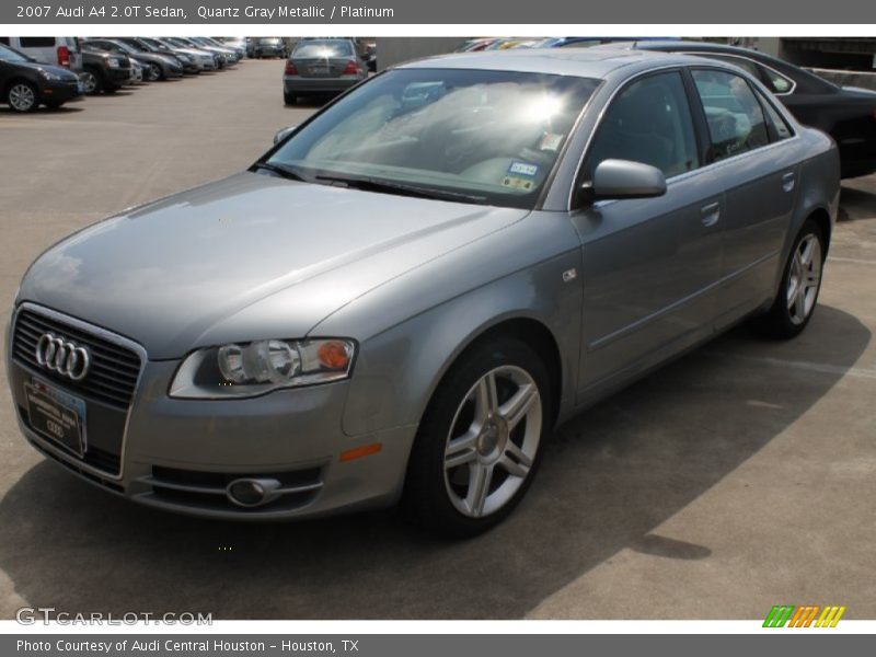 Quartz Gray Metallic / Platinum 2007 Audi A4 2.0T Sedan
