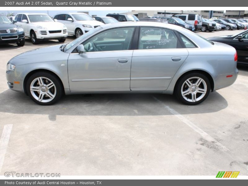 Quartz Gray Metallic / Platinum 2007 Audi A4 2.0T Sedan