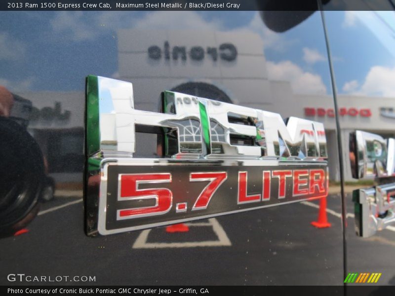 Maximum Steel Metallic / Black/Diesel Gray 2013 Ram 1500 Express Crew Cab