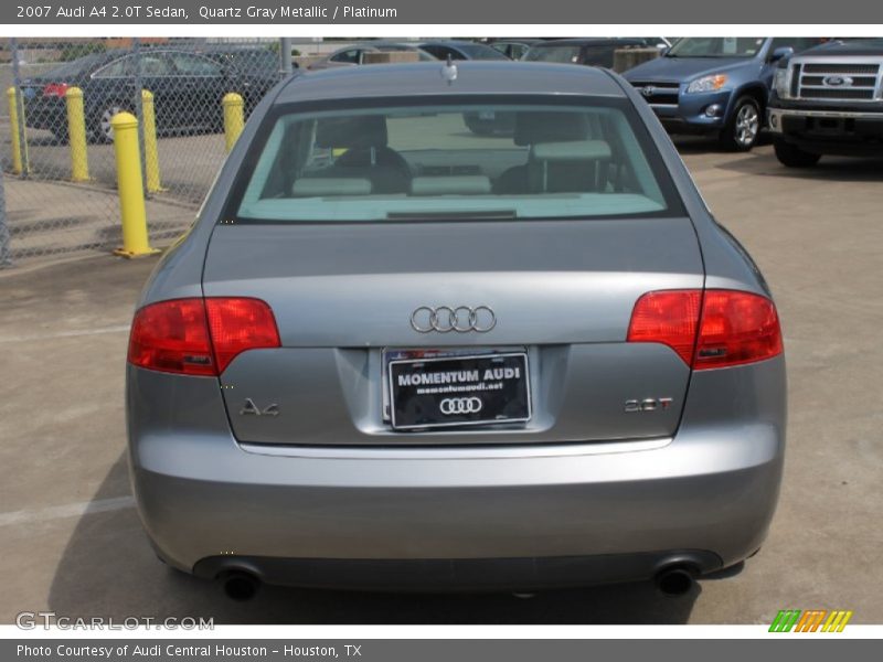 Quartz Gray Metallic / Platinum 2007 Audi A4 2.0T Sedan
