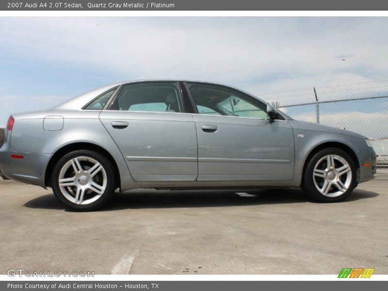 Quartz Gray Metallic / Platinum 2007 Audi A4 2.0T Sedan