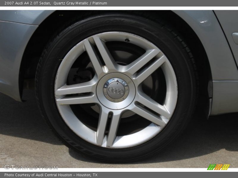 Quartz Gray Metallic / Platinum 2007 Audi A4 2.0T Sedan