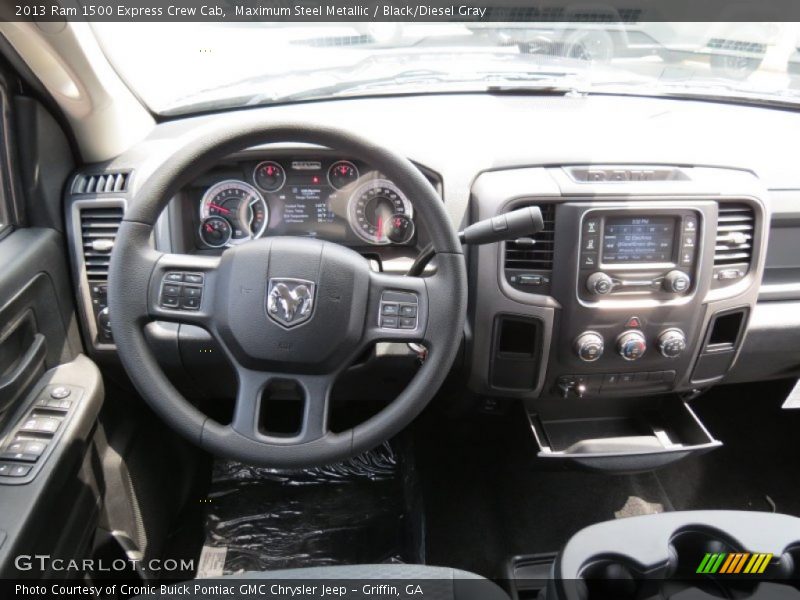 Maximum Steel Metallic / Black/Diesel Gray 2013 Ram 1500 Express Crew Cab
