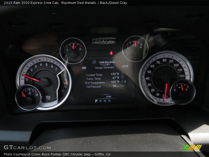 Maximum Steel Metallic / Black/Diesel Gray 2013 Ram 1500 Express Crew Cab