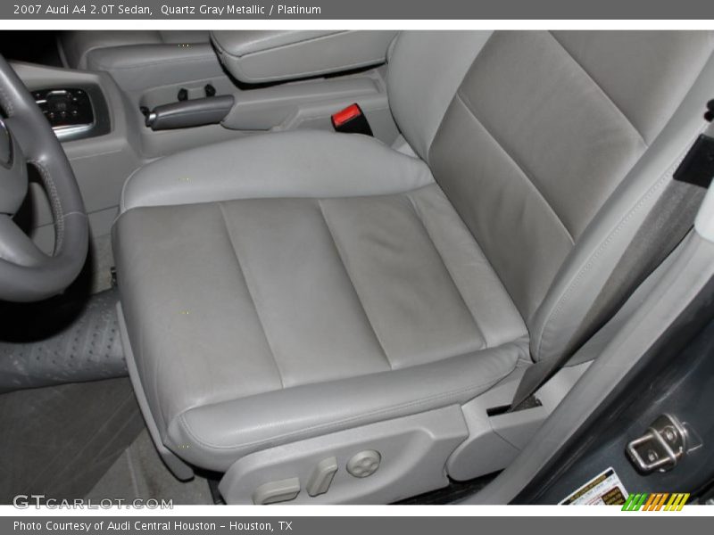 Quartz Gray Metallic / Platinum 2007 Audi A4 2.0T Sedan