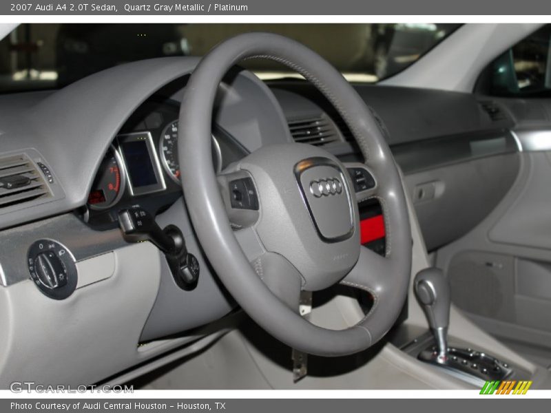 Quartz Gray Metallic / Platinum 2007 Audi A4 2.0T Sedan