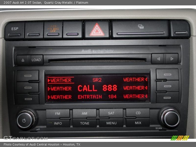 Quartz Gray Metallic / Platinum 2007 Audi A4 2.0T Sedan