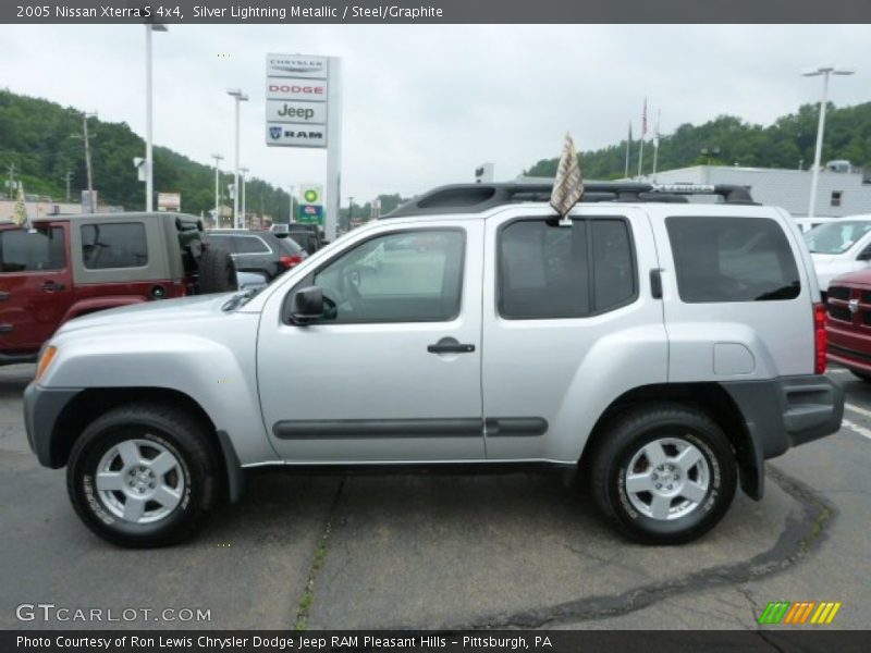 Silver Lightning Metallic / Steel/Graphite 2005 Nissan Xterra S 4x4