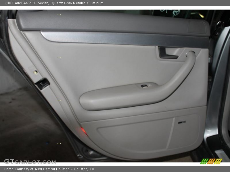 Quartz Gray Metallic / Platinum 2007 Audi A4 2.0T Sedan