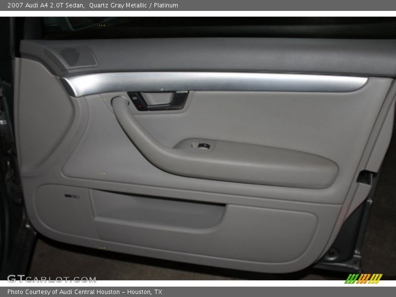 Quartz Gray Metallic / Platinum 2007 Audi A4 2.0T Sedan