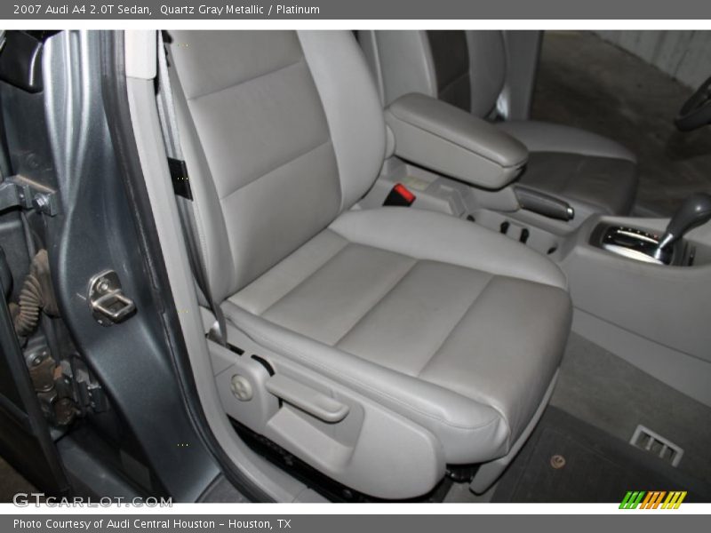 Quartz Gray Metallic / Platinum 2007 Audi A4 2.0T Sedan