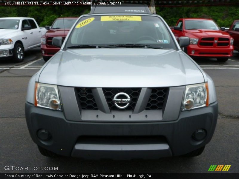 Silver Lightning Metallic / Steel/Graphite 2005 Nissan Xterra S 4x4