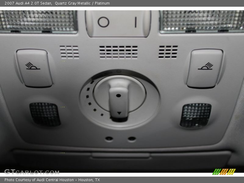 Quartz Gray Metallic / Platinum 2007 Audi A4 2.0T Sedan