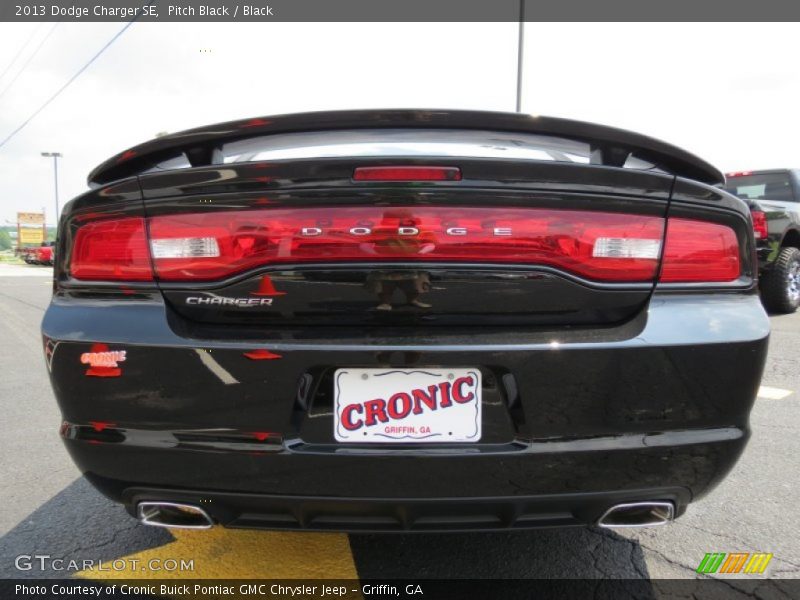 Pitch Black / Black 2013 Dodge Charger SE