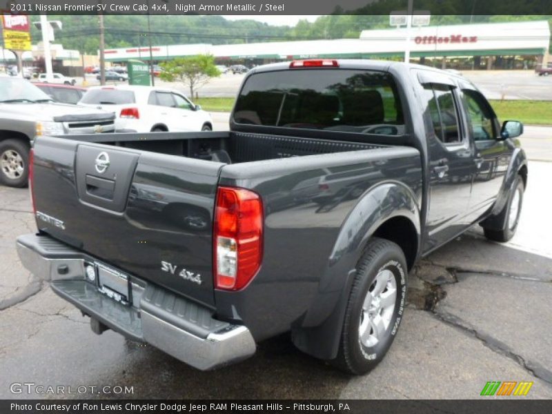 Night Armor Metallic / Steel 2011 Nissan Frontier SV Crew Cab 4x4