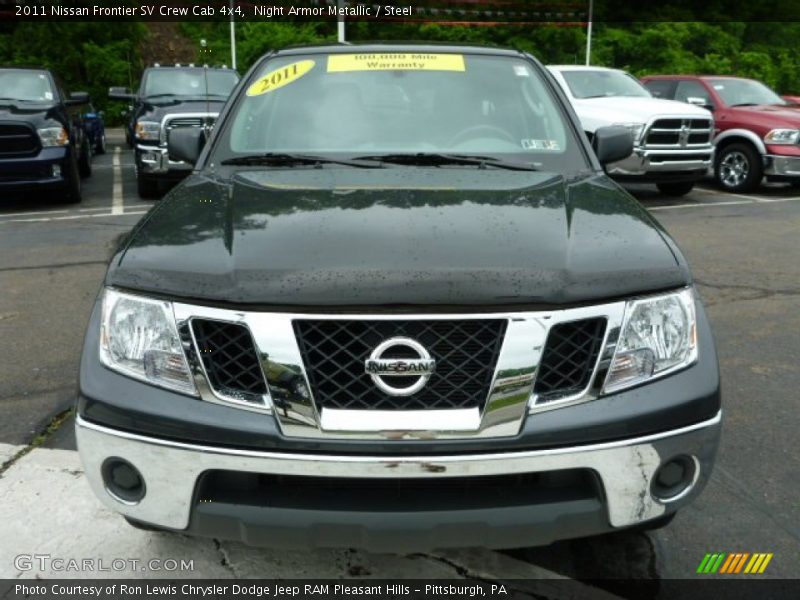 Night Armor Metallic / Steel 2011 Nissan Frontier SV Crew Cab 4x4