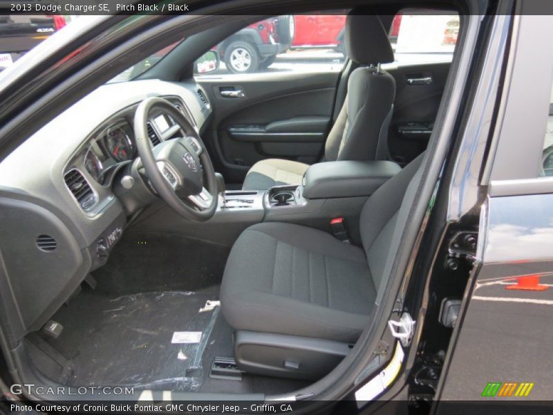 Pitch Black / Black 2013 Dodge Charger SE