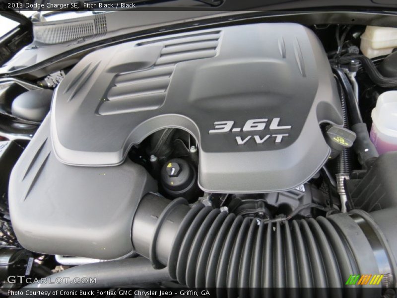 Pitch Black / Black 2013 Dodge Charger SE
