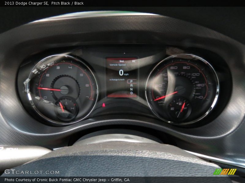 Pitch Black / Black 2013 Dodge Charger SE