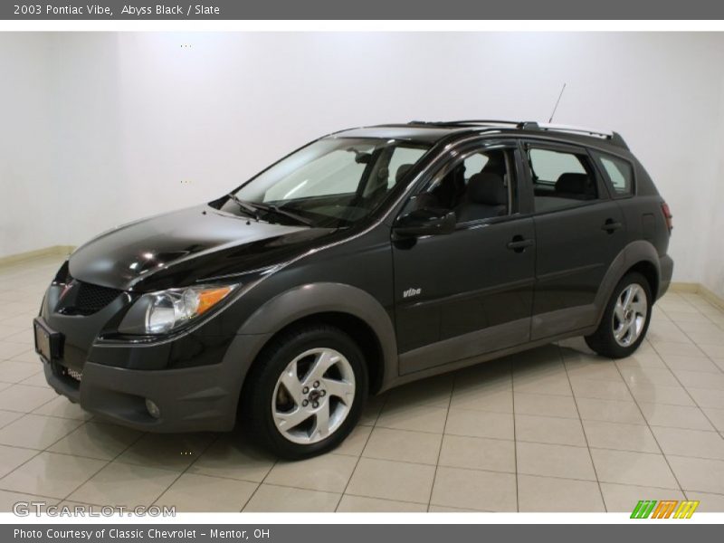 Abyss Black / Slate 2003 Pontiac Vibe