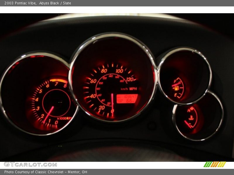 Abyss Black / Slate 2003 Pontiac Vibe