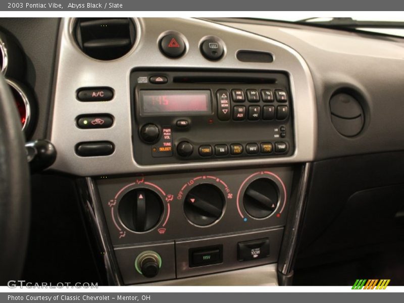 Abyss Black / Slate 2003 Pontiac Vibe