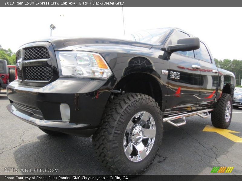 Black / Black/Diesel Gray 2013 Ram 1500 Express Crew Cab 4x4