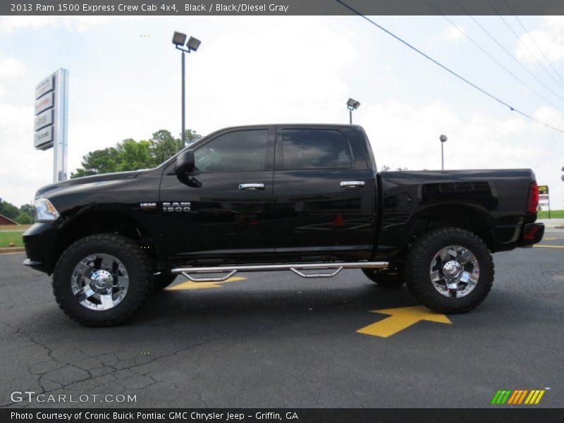 Black / Black/Diesel Gray 2013 Ram 1500 Express Crew Cab 4x4